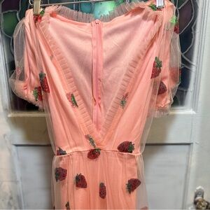 Strawberry Dress girly whimsical dopamine